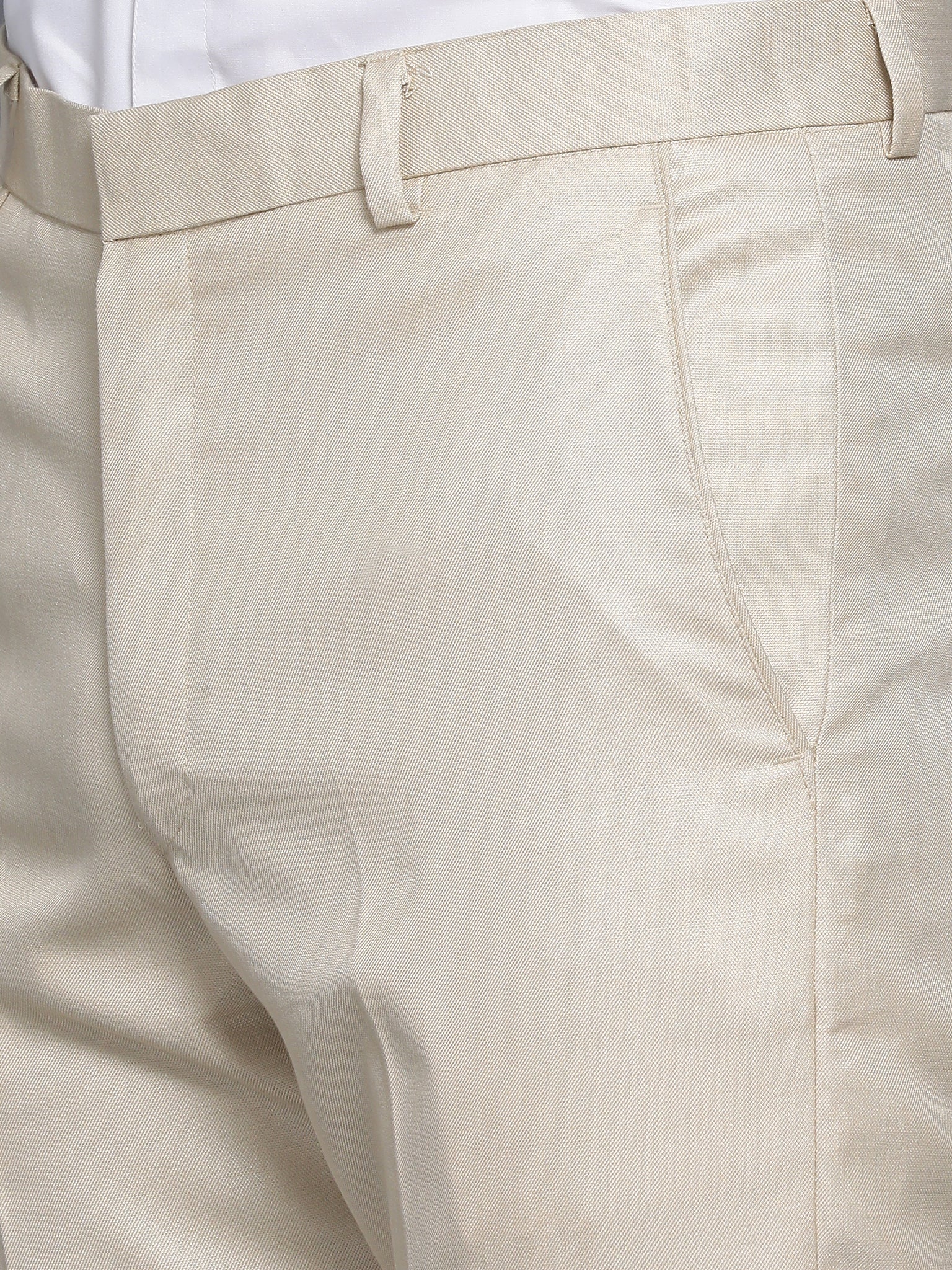 Slim Fit Khaki Suit Pant