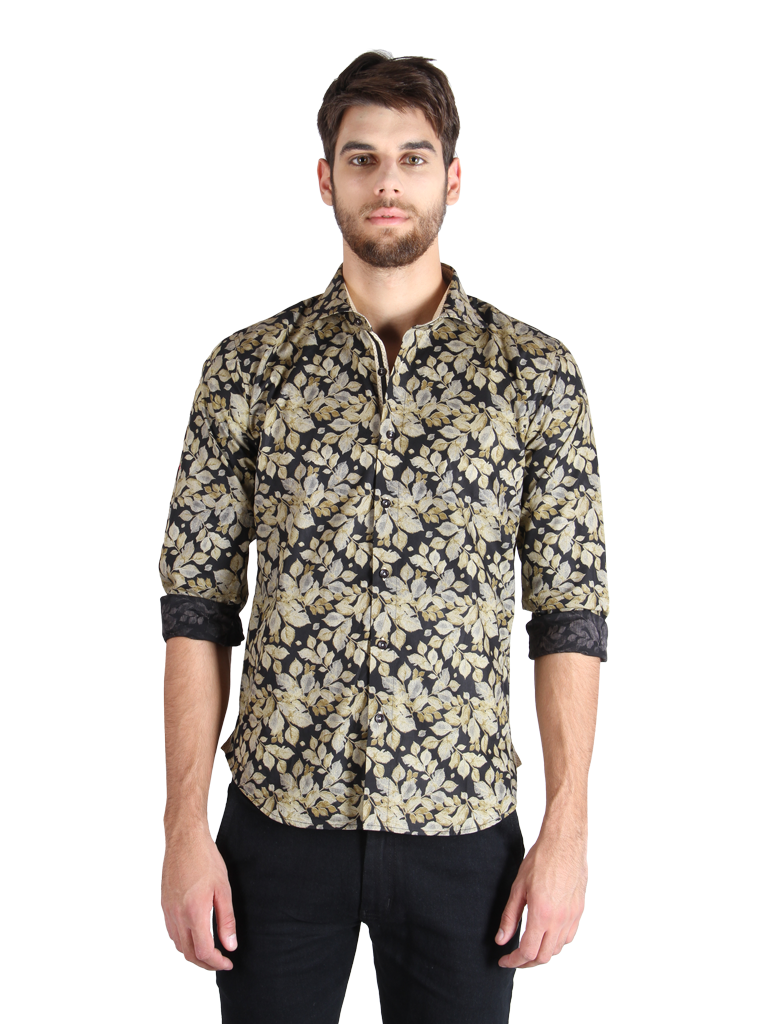 dark brush shirt fit front image