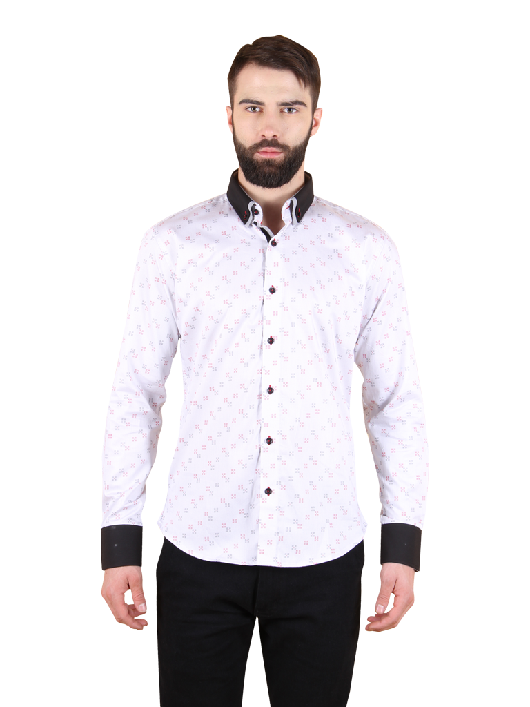art deco shirt fit front image