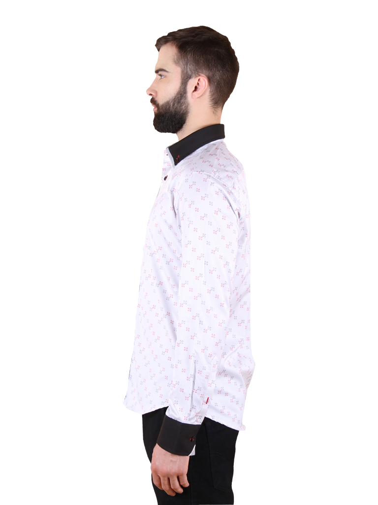 art deco shirt fit left side image
