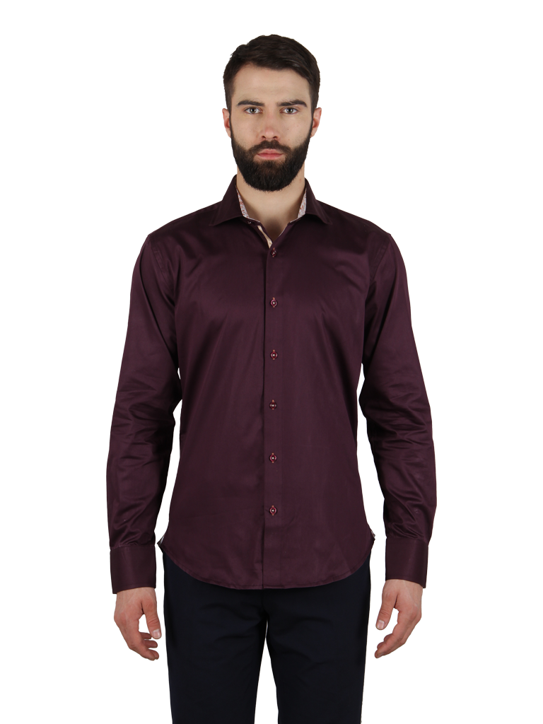 grape vine shirt fit front image