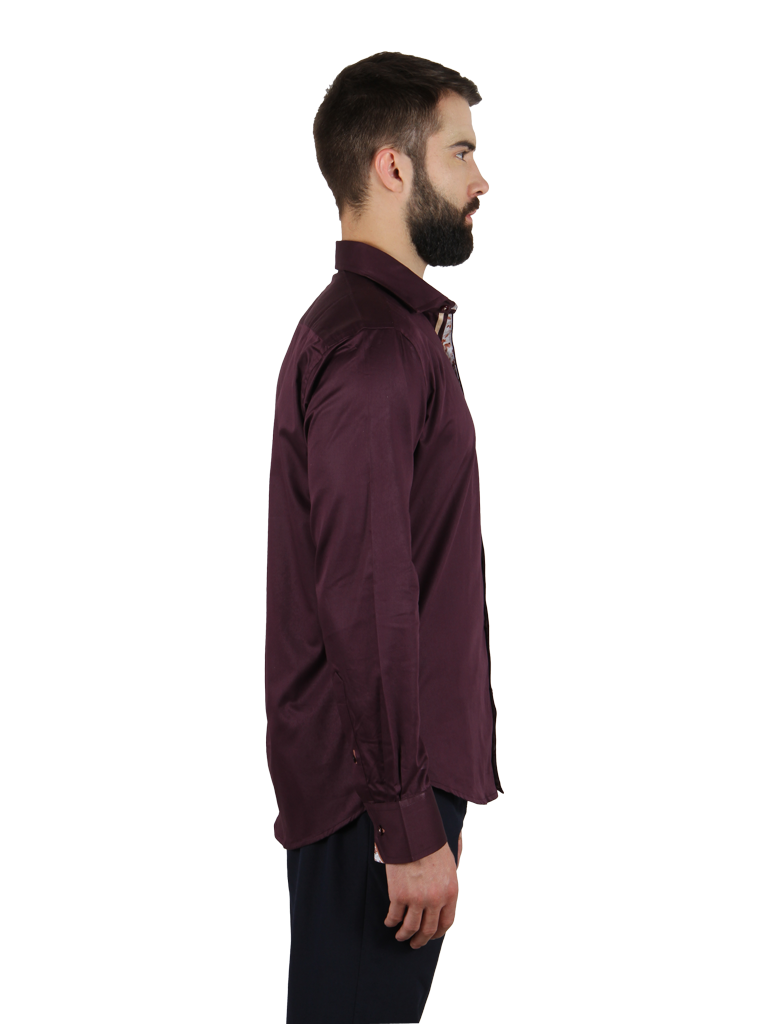 grape vine shirt fit right side image