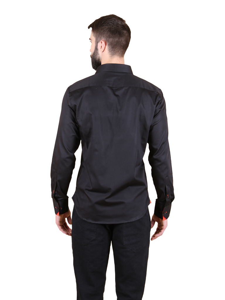 panther eyes shirt model fit back image