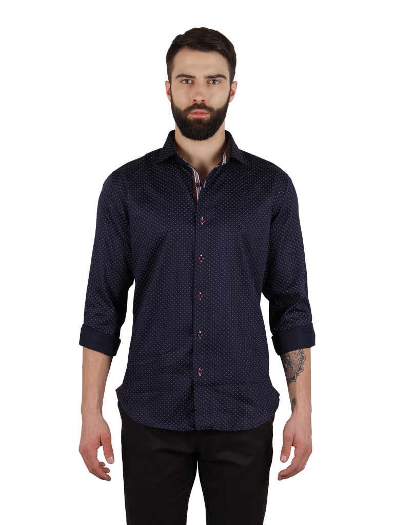 suave evening shirt fit front image