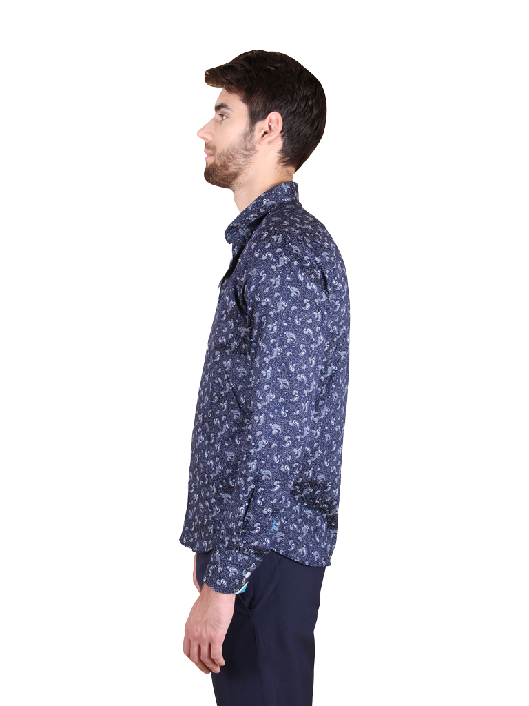 silver lining shirt fit left side image