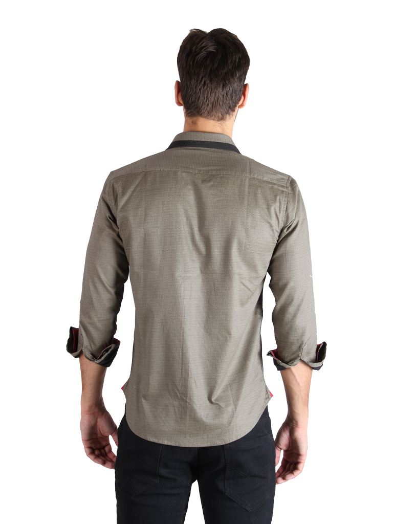 stone grill shirt fit back image