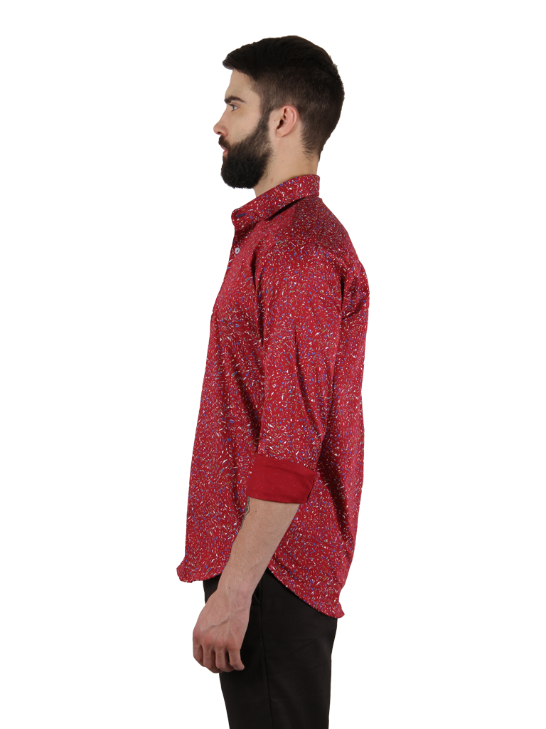 mixed salsa shirt fit right side image