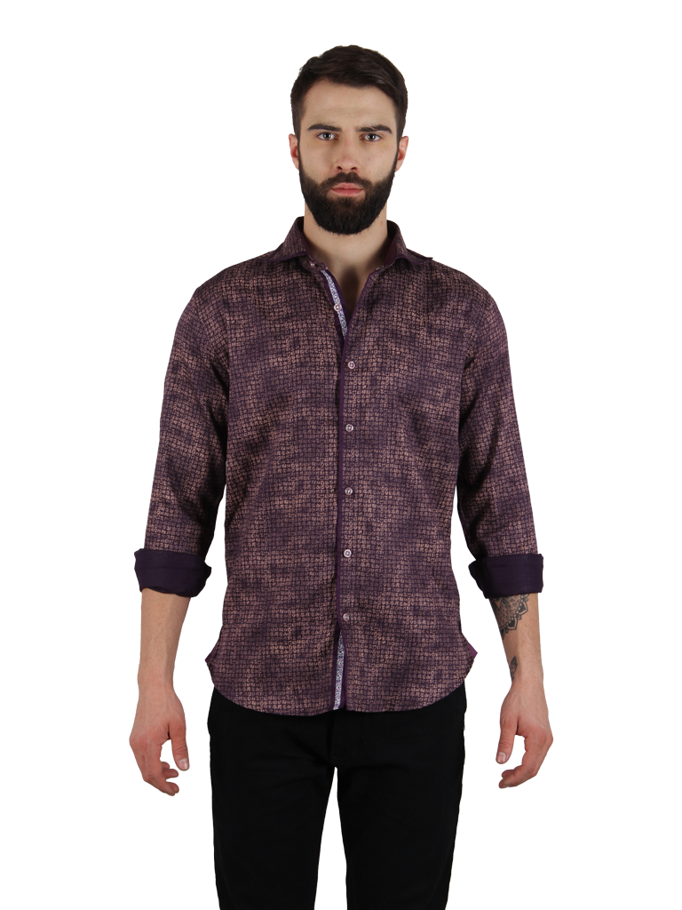 midnight oil shirt fit front image