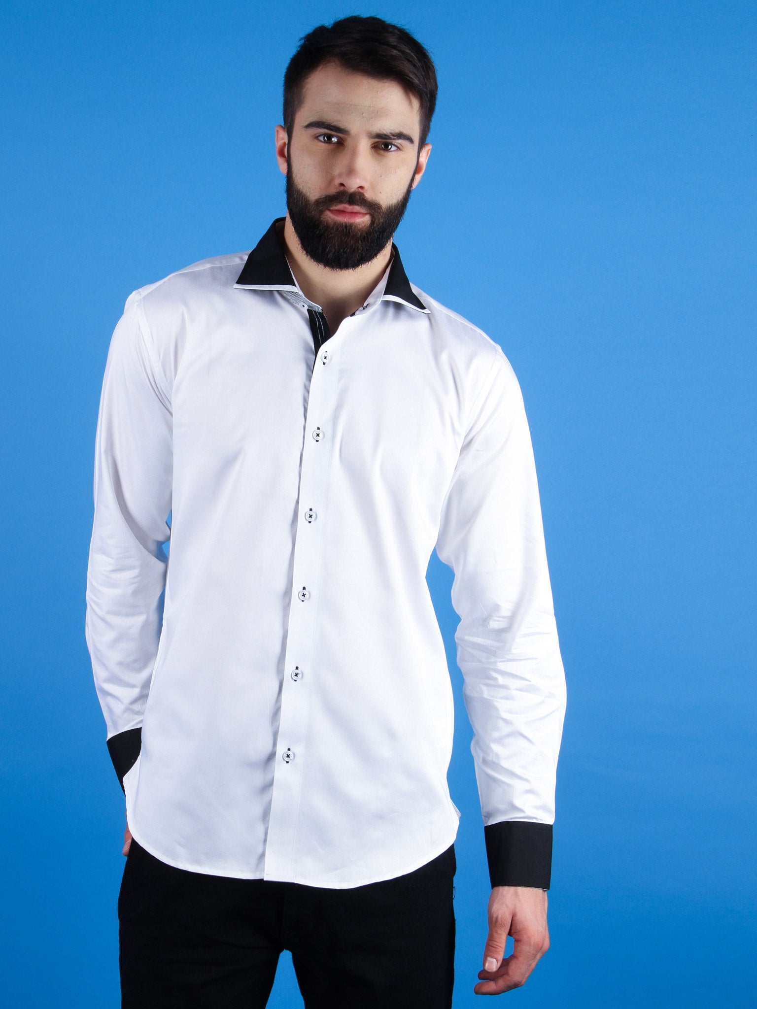 nouveau tux shirt model image