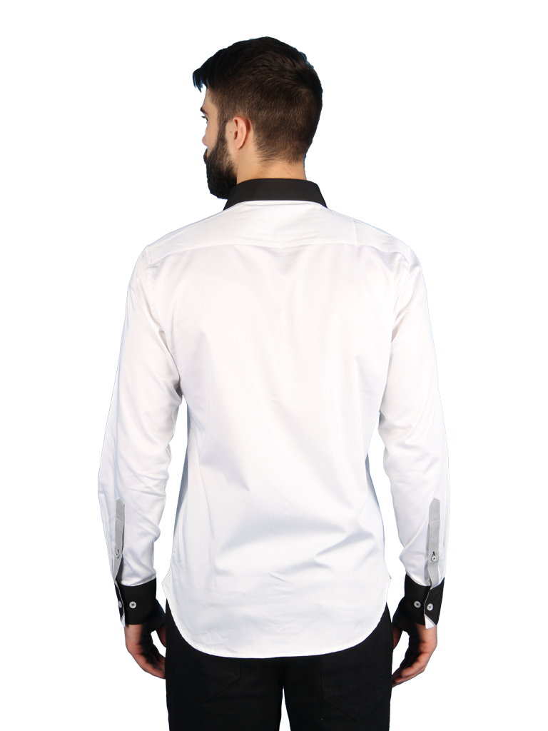 nouveau tux shirt fit back image