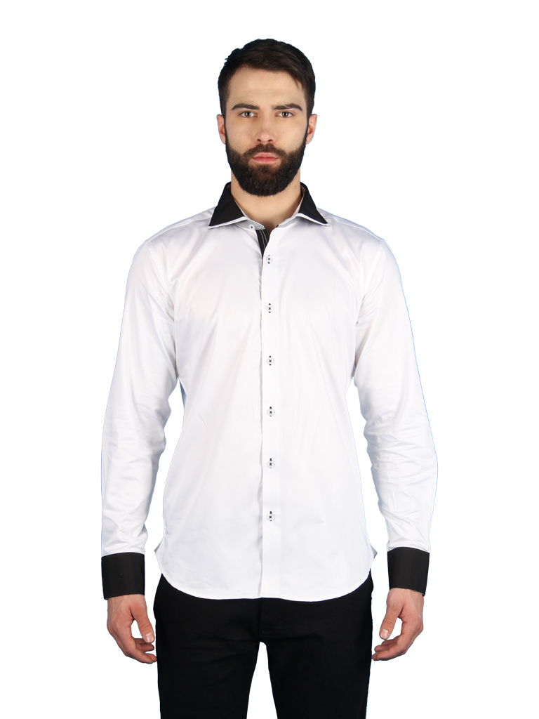 nouveau tux shirt fit front image
