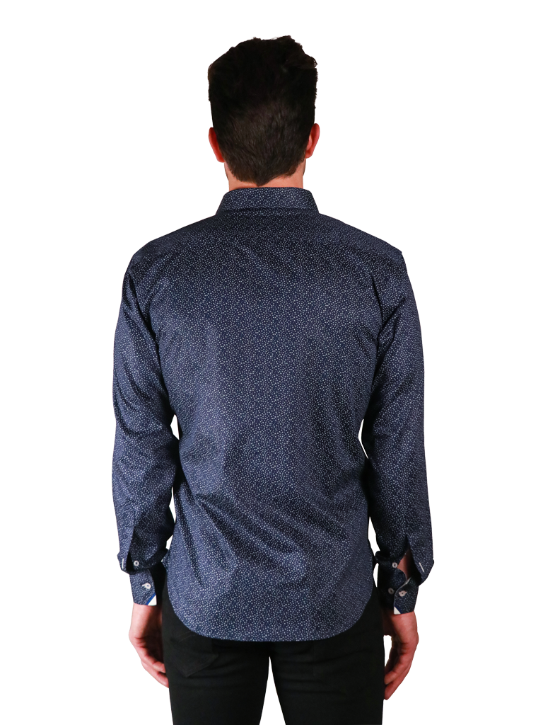 crescent night shirt fit back image