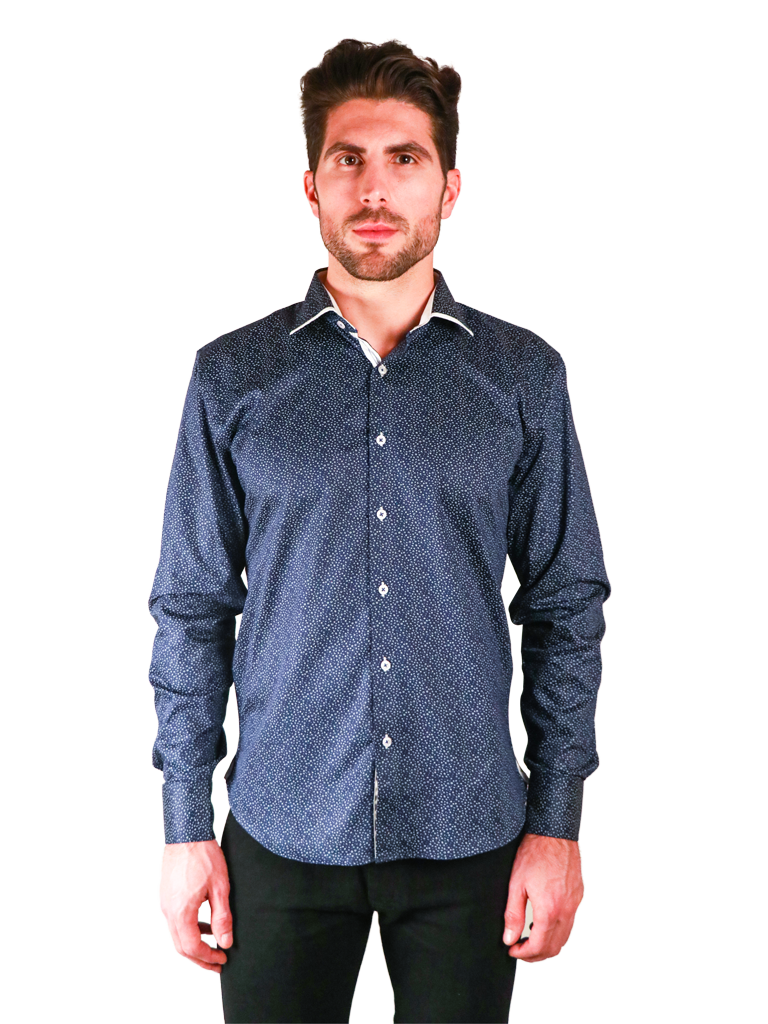 crescent night shirt fit front image