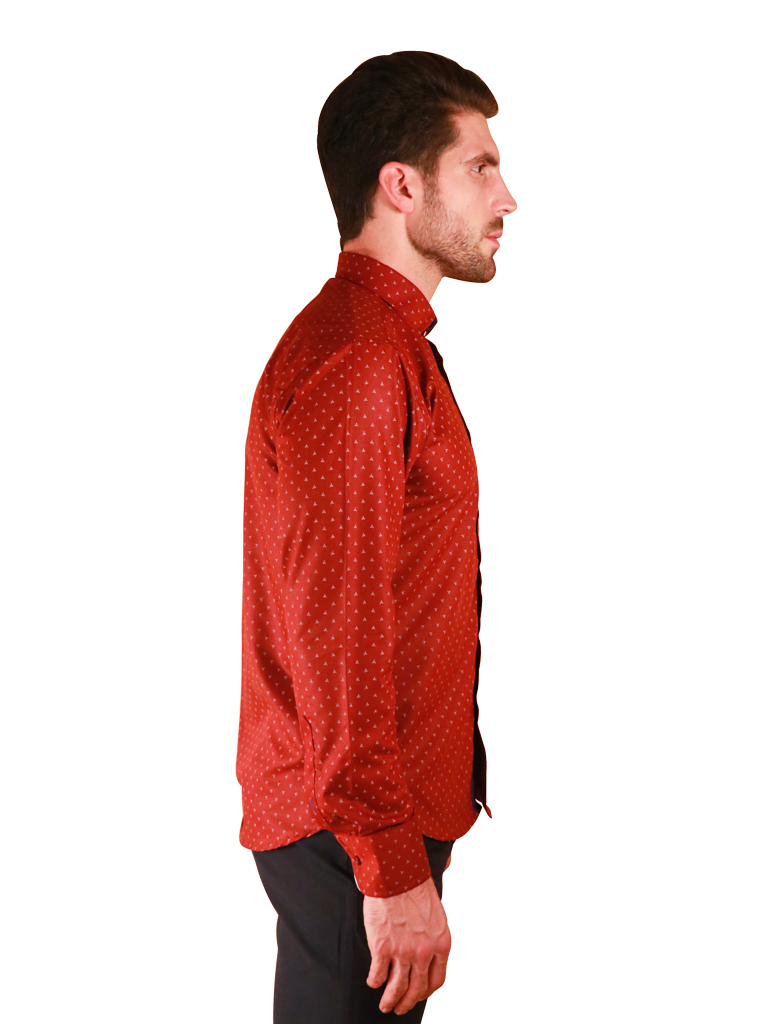 crimson star shirt fit right image