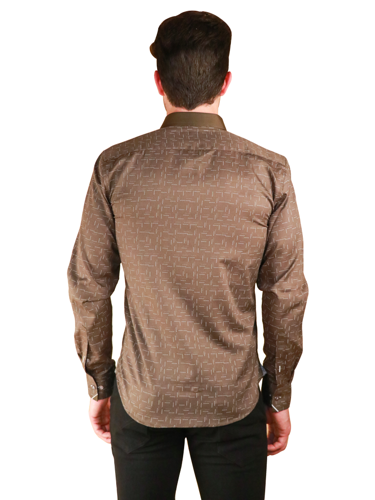 weave loom shirt fit back image