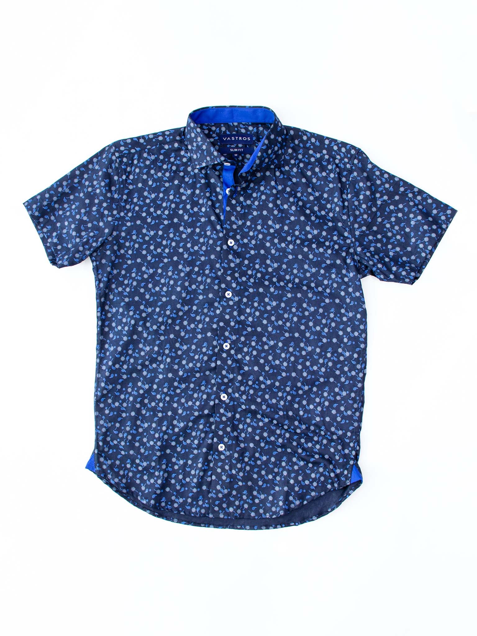 Navy Paisley Floral