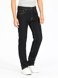 Slim Straight Jeans - Black