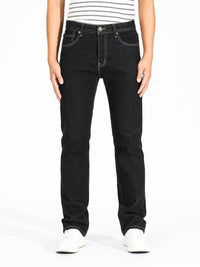 Slim Straight Jeans - Black