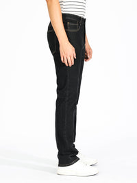 Slim Straight Jeans - Black