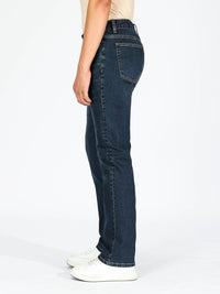 Slim Straight Jeans - Dark Blue