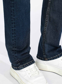 Slim Straight Jeans - Dark Blue