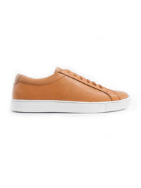 Tan On White Sneaker