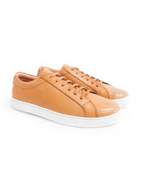 Tan On White Sneaker