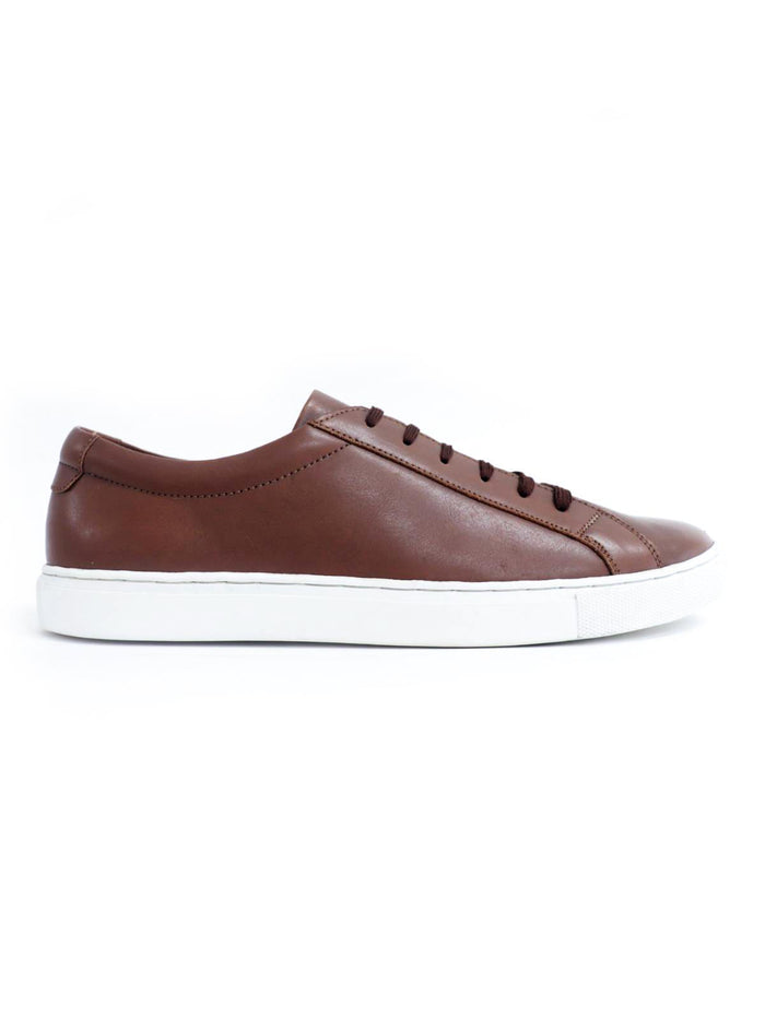 Brown On White Sneaker