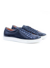 Navy On White Sneaker