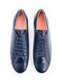 Navy On White Sneaker