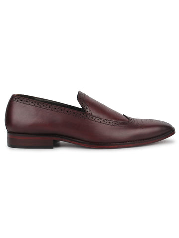 Wingtip Loafers - Oxblood