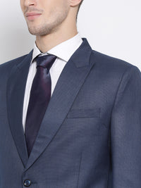 Slim Fit Space Blue Suit Jacket