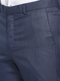 Slim Fit Space Blue Suit Pant
