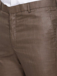 Slim Fit Brown Suit Pant