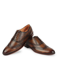 Wingtip Oxford in Brown