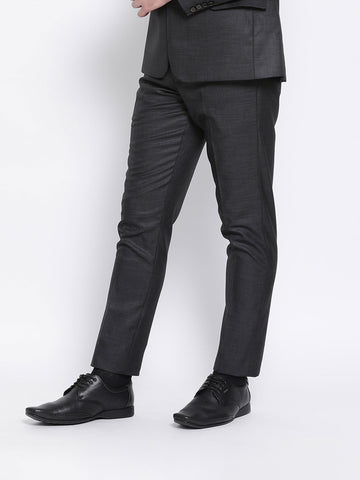 Slim Fit Charcoal Suit Pant