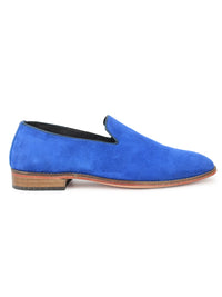 Suede Loafer - Blue