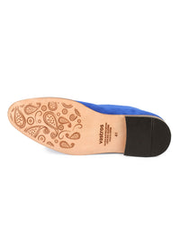 Suede Loafer - Blue
