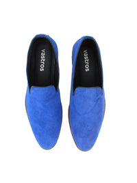Suede Loafer - Blue