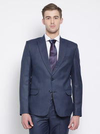Slim Fit Space Blue Suit Jacket