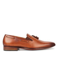 Penny Loafer with Tassel - Brown