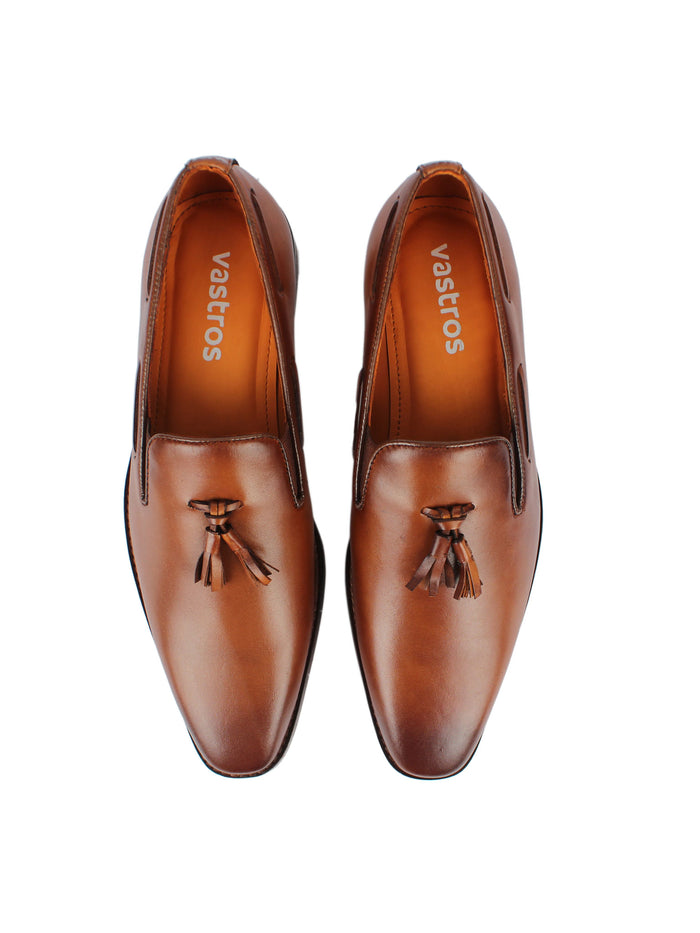 Penny Loafer with Tassel - Brown