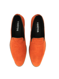 Suede Loafer - Orange