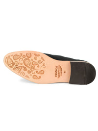 Suede Loafer - Black