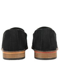 Suede Loafer - Black