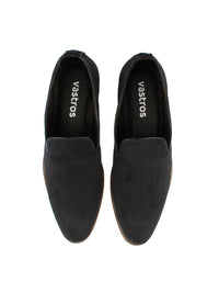 Suede Loafer - Black