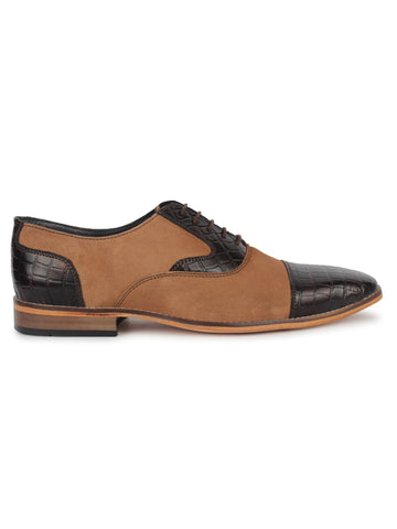 Two Toned Oxford - Brown