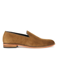 Suede Loafer - Brown