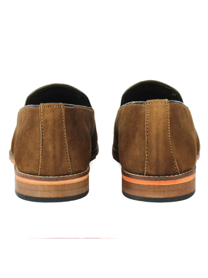 Suede Loafer - Brown