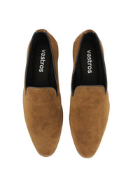 Suede Loafer - Brown